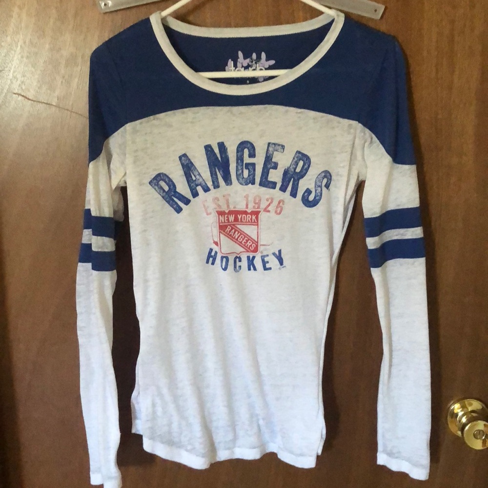 Women’s long sleeve NY Rangers top